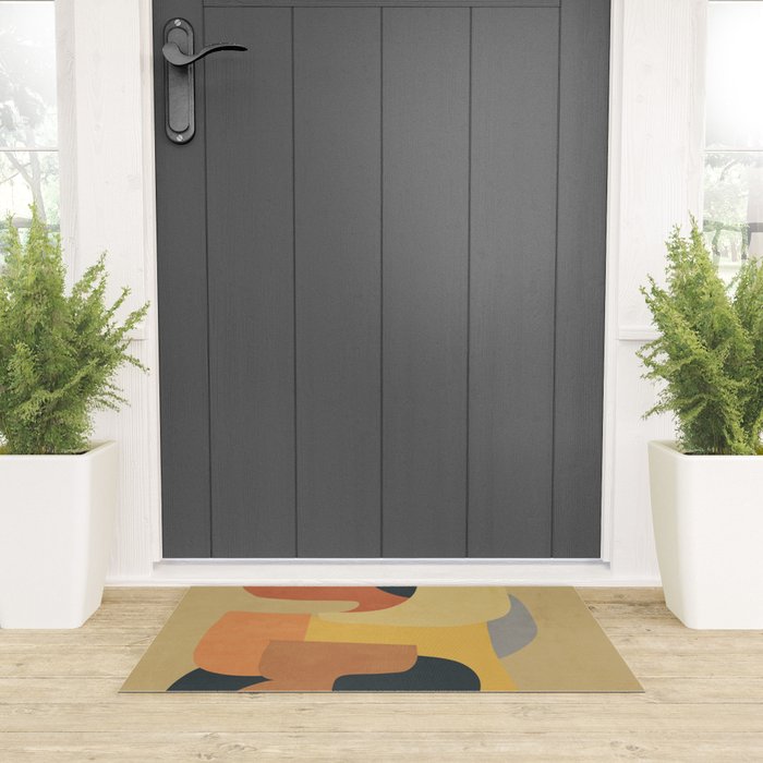 Modern Abstract Art 147 Welcome Mat Gallery Image 3