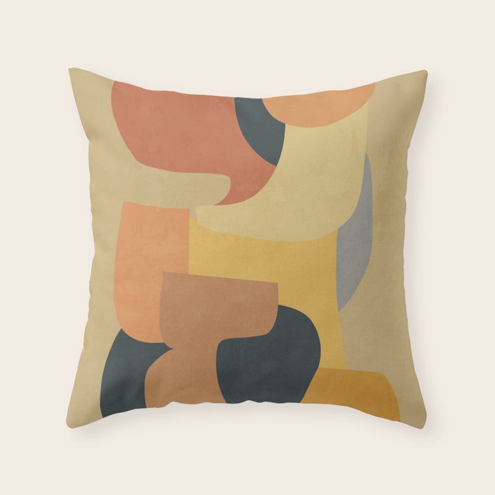 Modern Abstract Art 147 Throw Pillow Gallery Image 6