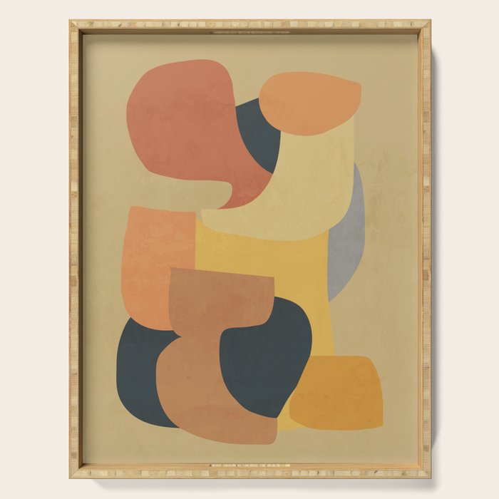 Modern Abstract Art 147 Serving Tray Gallery Image 1
