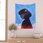 A talk with the universe. Wall Tapestry Gallery Image 2