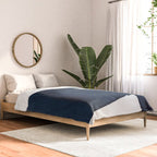 Minimalist Painting Blue III, Mid Century Modern Comforter Gallery Image 2