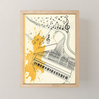 Abstract Minimal Musical Instrument 5 Mini Art Print Gallery Image 1
