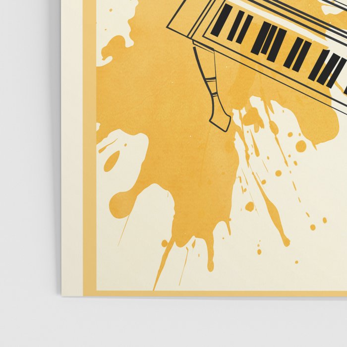 Abstract Minimal Musical Instrument 5 Poster Gallery Image 3