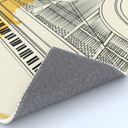 Abstract Minimal Musical Instrument 5 Rug Gallery Image 4