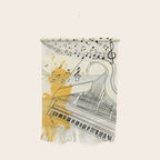 Abstract Minimal Musical Instrument 5 Wall Hanging Gallery Image 1