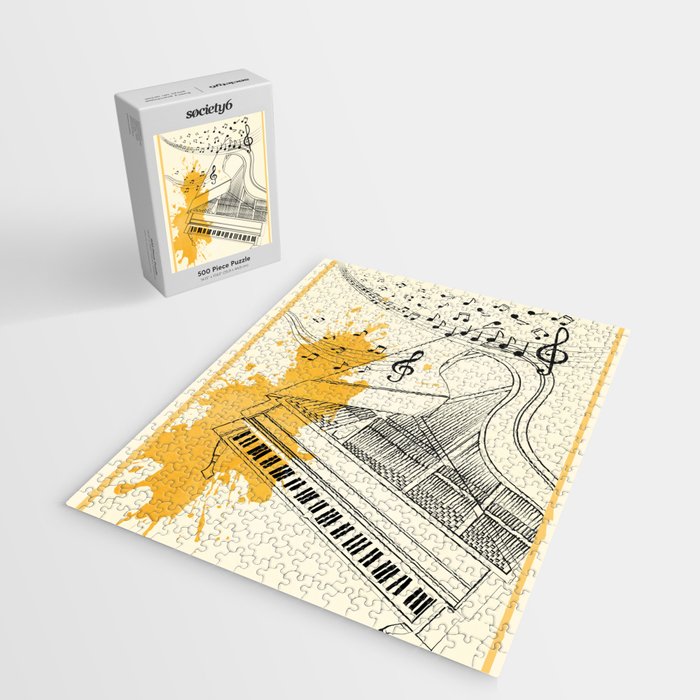 Abstract Minimal Musical Instrument 5 Jigsaw Puzzle Gallery Image 2