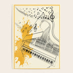 Abstract Minimal Musical Instrument 5 Poster Gallery Image 4