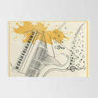 Abstract Minimal Musical Instrument 5 Rug Gallery Image 2