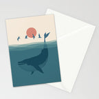 I'm like a bird - Whale Stationery Card Gallery Image 2