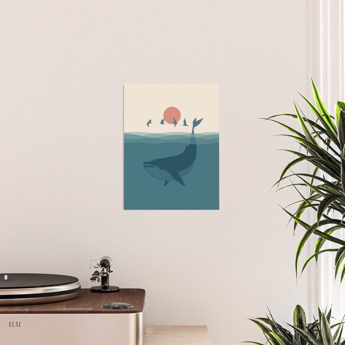 I'm like a bird - Whale Poster Gallery Image 2