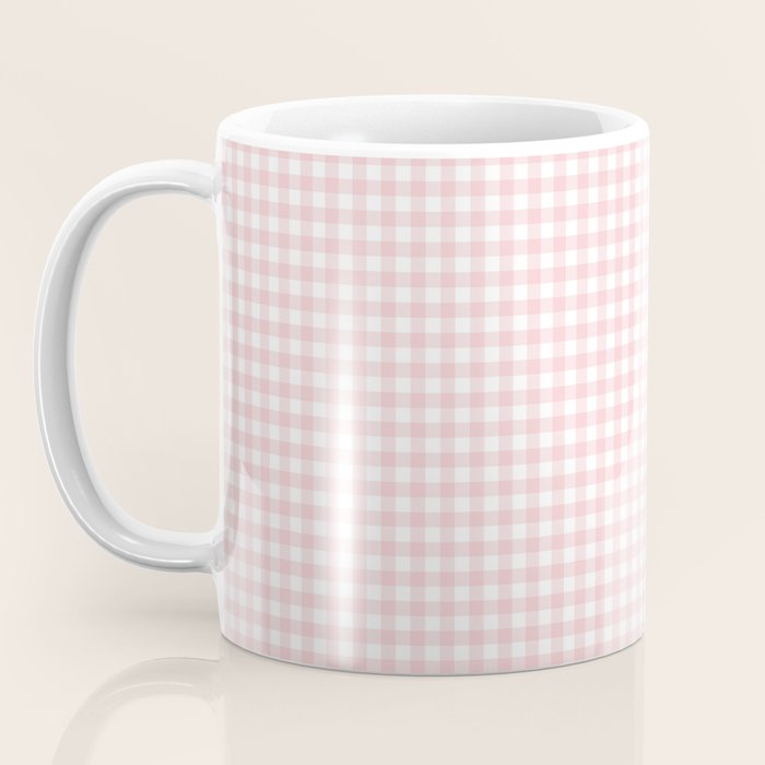 Pink Gingham Coffee Mug Gallery Image 3