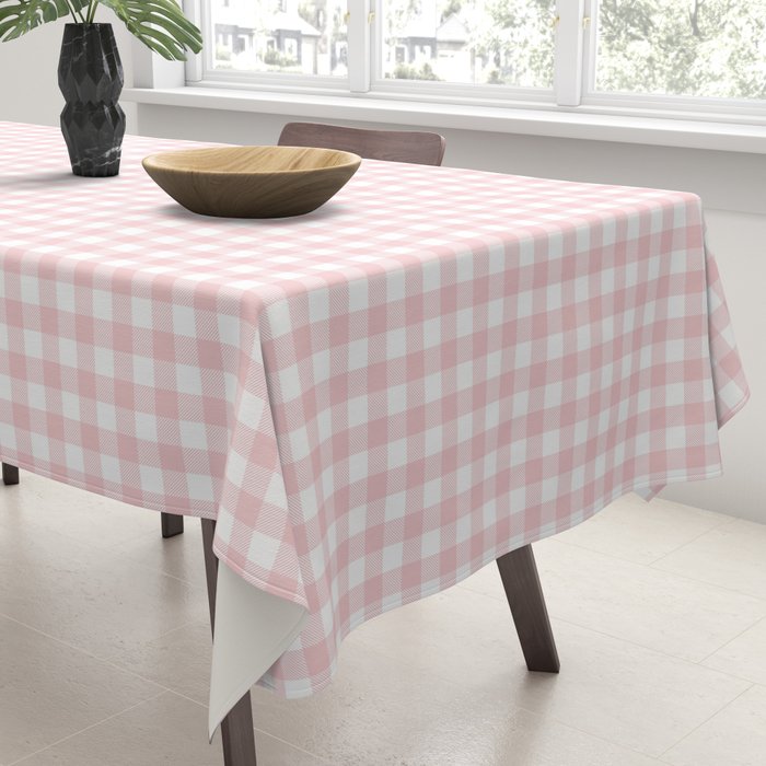 Pink Gingham Tablecloth Gallery Image 3