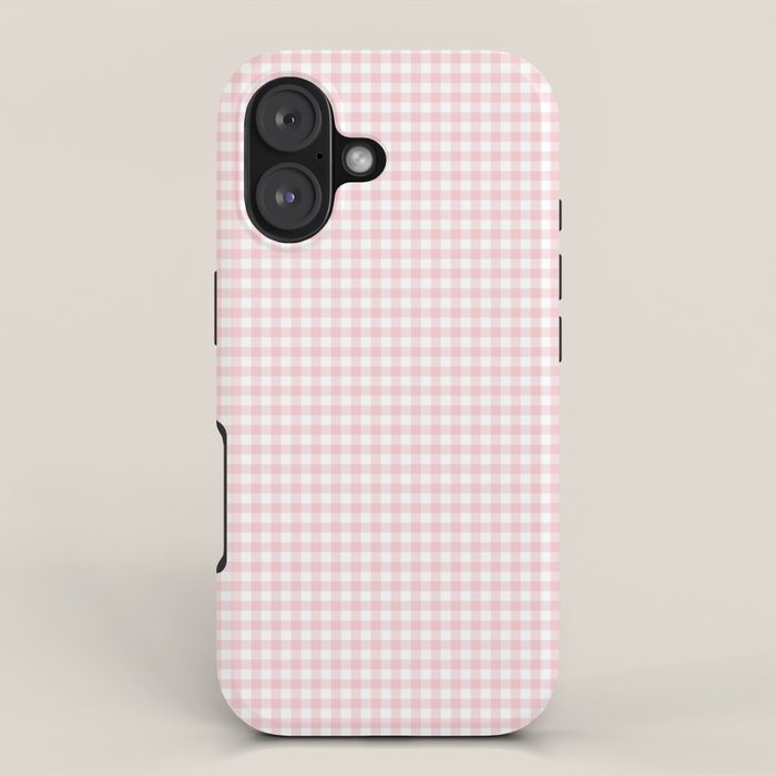 Pink Gingham iPhone Case Gallery Image 1