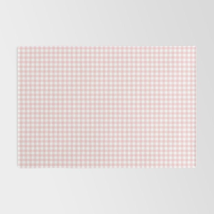 Pink Gingham Rug Gallery Image 2