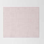 Pink Gingham Throw Blanket Gallery Image 2