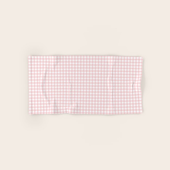 Pink Gingham Bath Towel Gallery Image 1