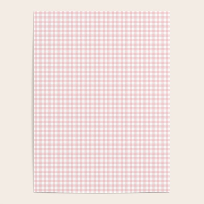 Pink Gingham Poster Gallery Image 4