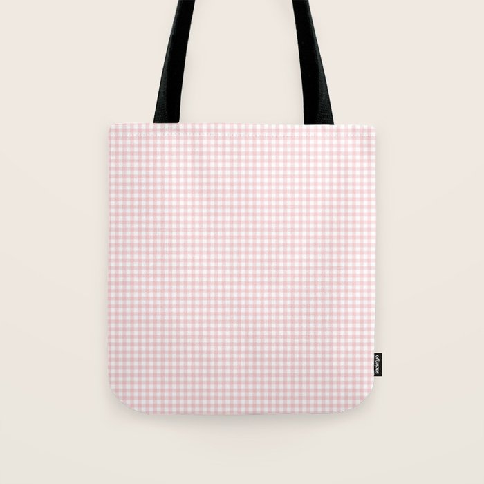Pink Gingham Tote Bag Gallery Image 1