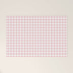 Pink Gingham Welcome Mat Gallery Image 1