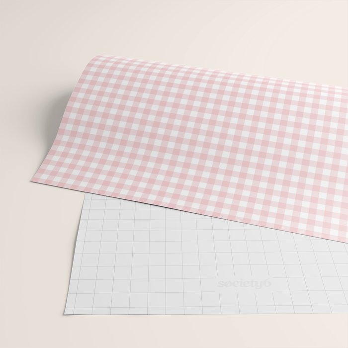 Pink Gingham Wrapping Paper Gallery Image 2