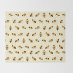 Honey bees Throw Blanket Gallery Image 2