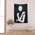 Composed Line Moment 04 Wall Tapestry Gallery Image 2