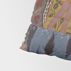 Heritage Patchwork Abstract Collage - Natural Motif Layers Pillow Sham Gallery Image 4
