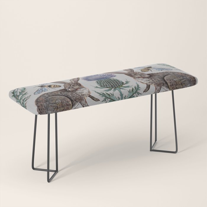 Thistle Rabbits Bench