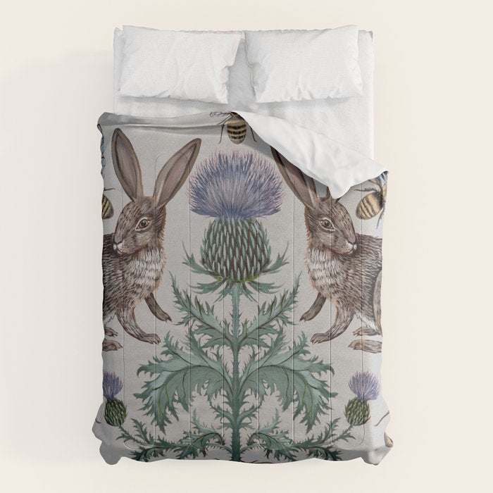 Thistle Rabbits Comforter Gallery Image 6