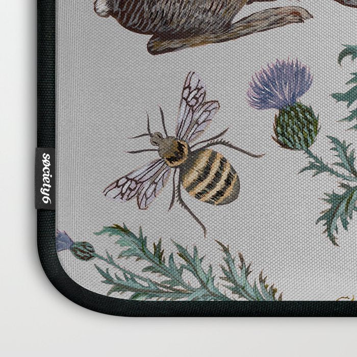 Thistle Rabbits Laptop Sleeve Gallery Image 3