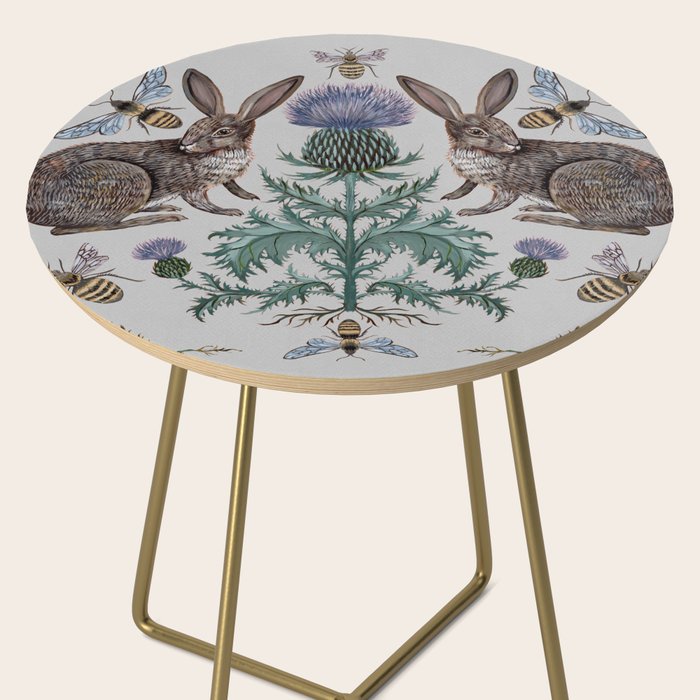 Thistle Rabbits Side Table Gallery Image 2
