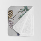 Thistle Rabbits Throw Blanket Gallery Image 3