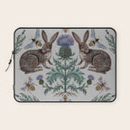 Thistle Rabbits Laptop Sleeve Gallery Image 1