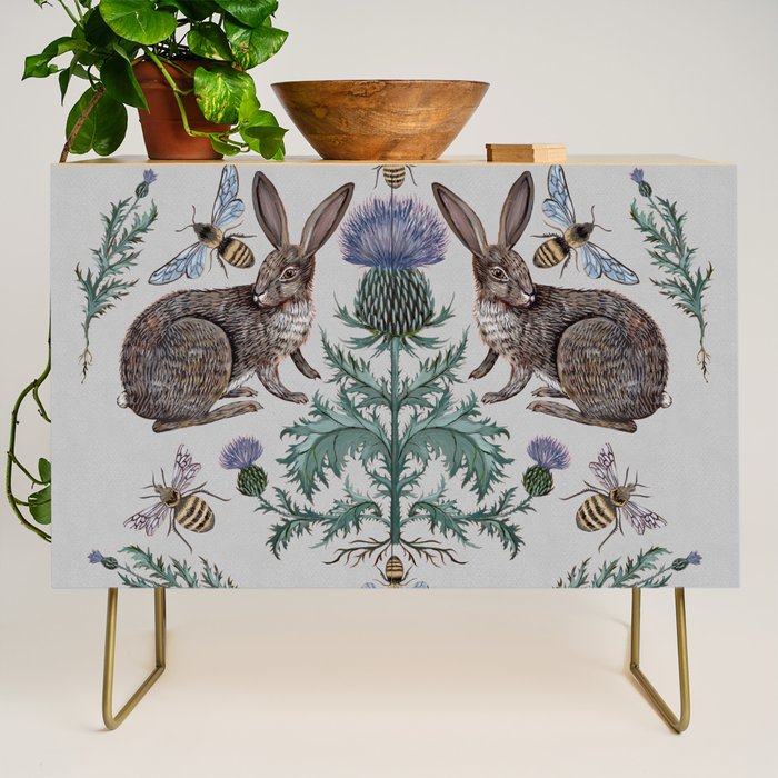 Thistle Rabbits Credenza Gallery Image 1