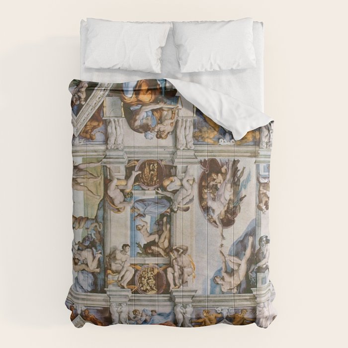 Sistine Chapel Ceiling Michelangelo Comforter Gallery Image 6