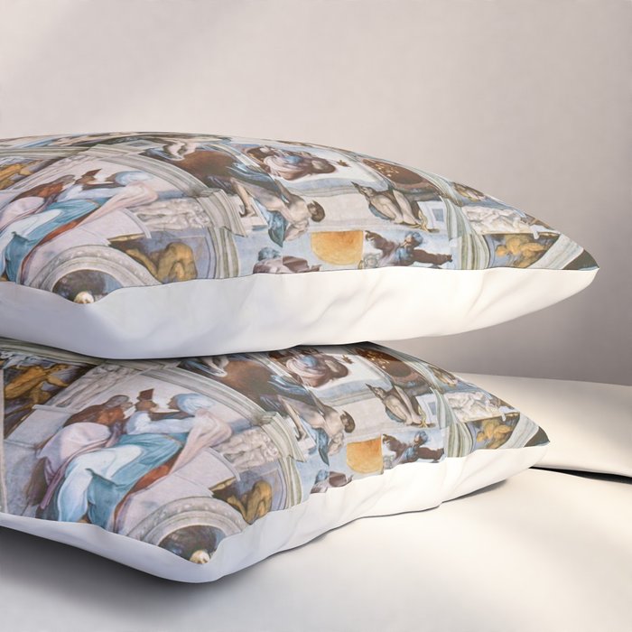 Sistine Chapel Ceiling Michelangelo Pillow Sham Gallery Image 3
