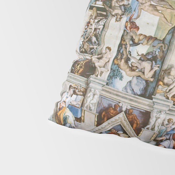 Sistine Chapel Ceiling Michelangelo Pillow Sham Gallery Image 4