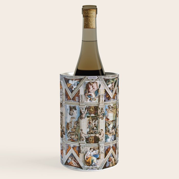 Sistine Chapel Ceiling Michelangelo Wine Chiller Gallery Image 2