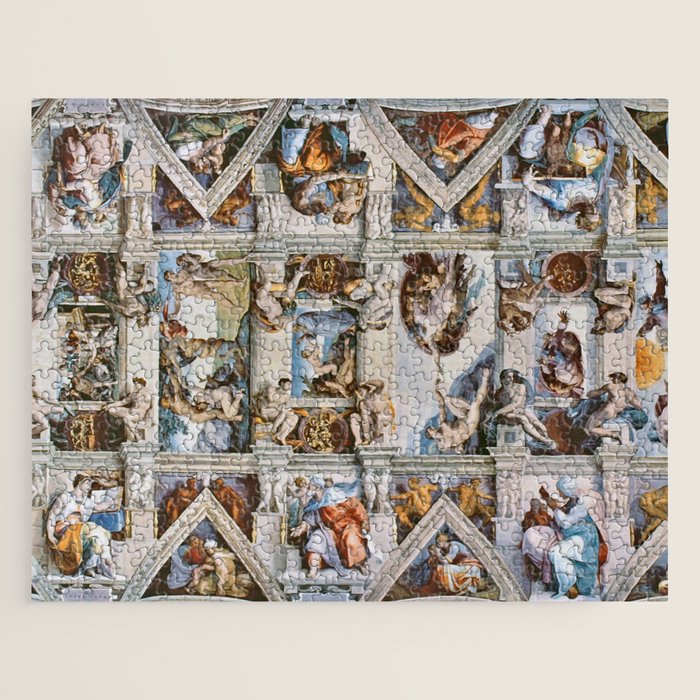 Sistine Chapel Ceiling Michelangelo Jigsaw Puzzle Gallery Image 1