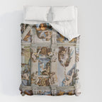 Sistine Chapel Ceiling Michelangelo Duvet Cover Gallery Image 6