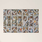 Sistine Chapel Ceiling Michelangelo Welcome Mat Gallery Image 1