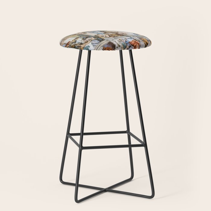 Sistine Chapel Ceiling Michelangelo Stool Gallery Image 1