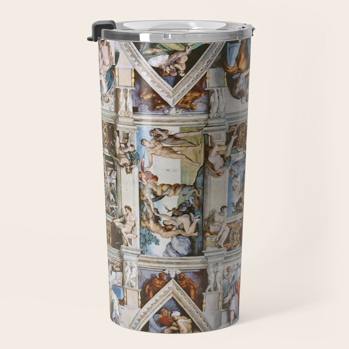 Sistine Chapel Ceiling Michelangelo Travel Mug Gallery Image 3