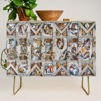 Sistine Chapel Ceiling Michelangelo Credenza Gallery Image 1