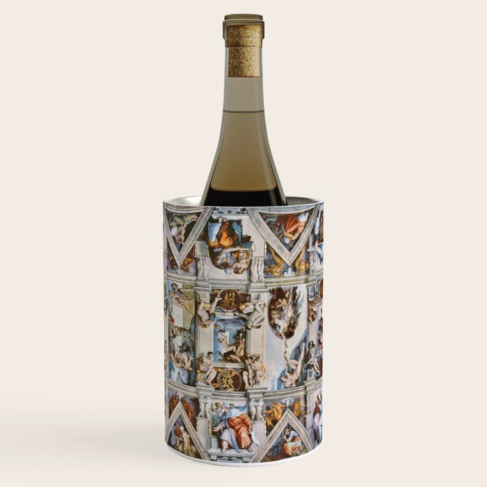 Sistine Chapel Ceiling Michelangelo Wine Chiller Gallery Image 1