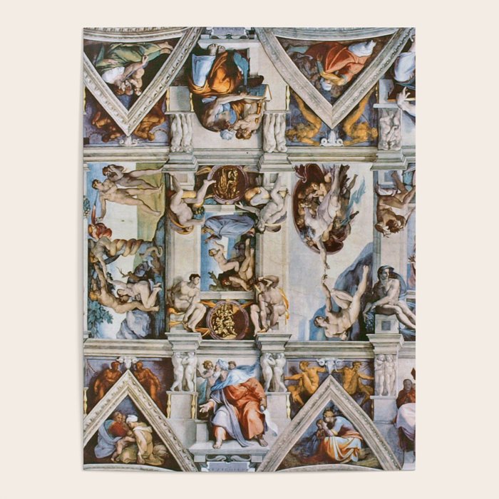 Sistine Chapel Ceiling Michelangelo Poster Gallery Image 4