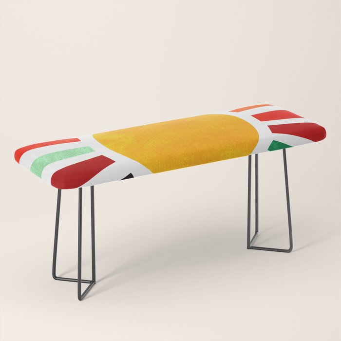 Sun Retro Art Bench Gallery Image 1