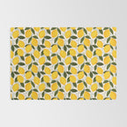 Mediterranean Summer Lemons Pattern Rug Gallery Image 2