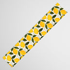 Mediterranean Summer Lemons Pattern Table Runner Gallery Image 3