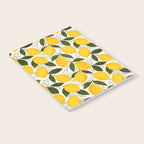 Mediterranean Summer Lemons Pattern Notebook Gallery Image 2